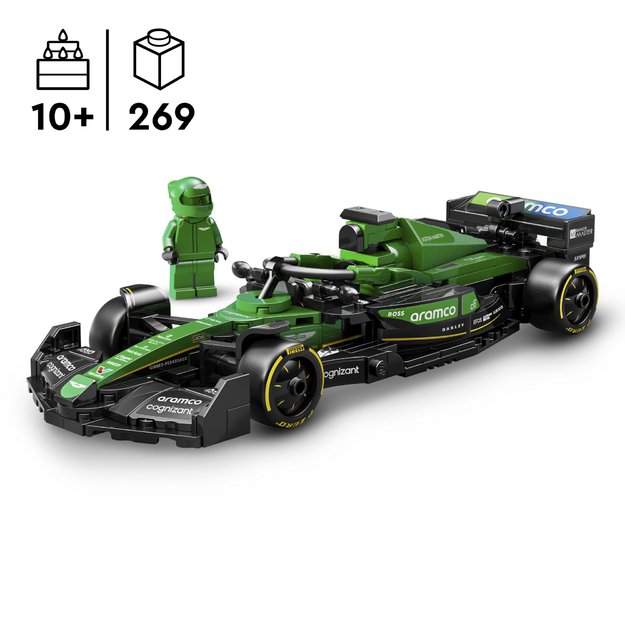 LEGO Speed Champions Aston Martin Aramco F1 AMR24 Race Car