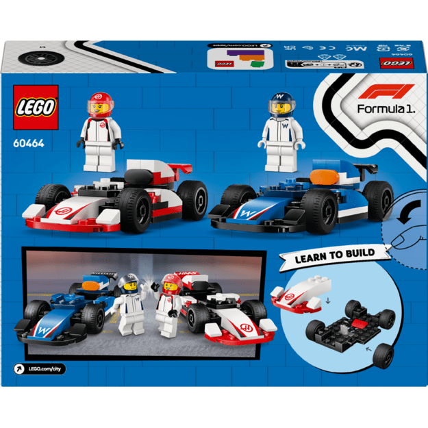 LEGO City F1 Williams Racing & Haas F1 Race Cars