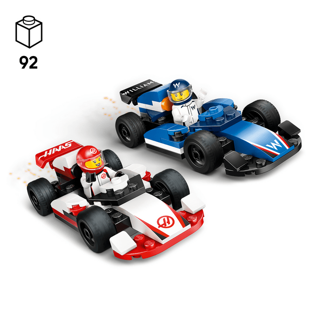 LEGO City F1 Williams Racing & Haas F1 Race Cars
