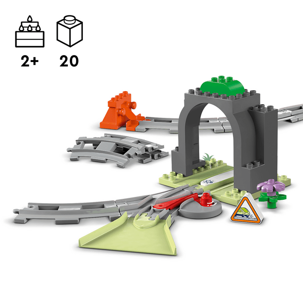 LEGO DUPLO Train Tunnel and Tracks Expansion Set
