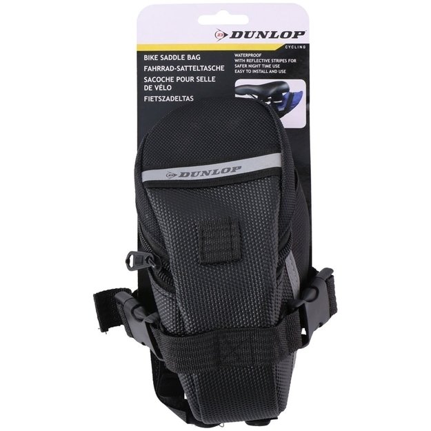 Dunlop - Bicycle bag / saddle bag (Black)