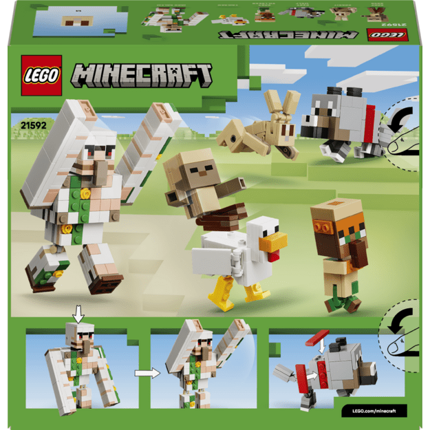 LEGO Minecraft Chicken Jockey Desert Attack