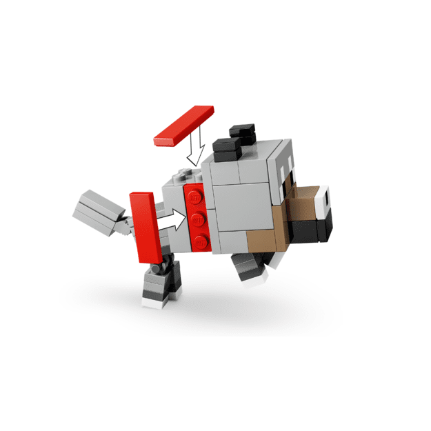 LEGO Minecraft Chicken Jockey Desert Attack