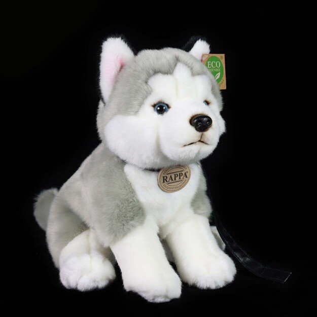 Plush Husky with leash 28 cm ECO-FRIENDLY 5