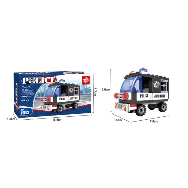 BLOXO police building kit 48 pcs