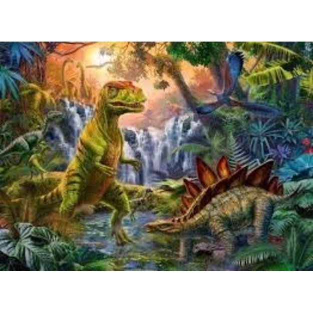 Ravensburger Puzzle 100 pc Dinosaur Oasis