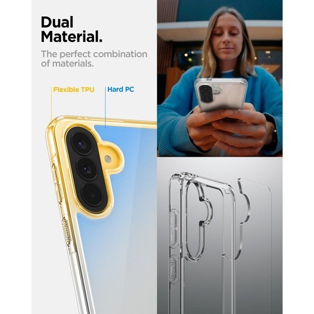 Spigen Ultra Hybrid - Case for Samsung Galaxy A57 5G (Transparent)