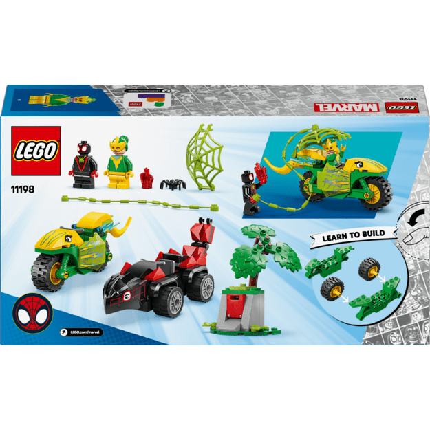 LEGO Spidey Spin and Electro Dinosaur Vehicle Chase