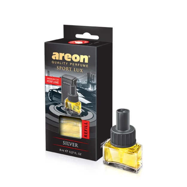 AREON CAR - Silver oro gaiviklio papildymas 8 ml  