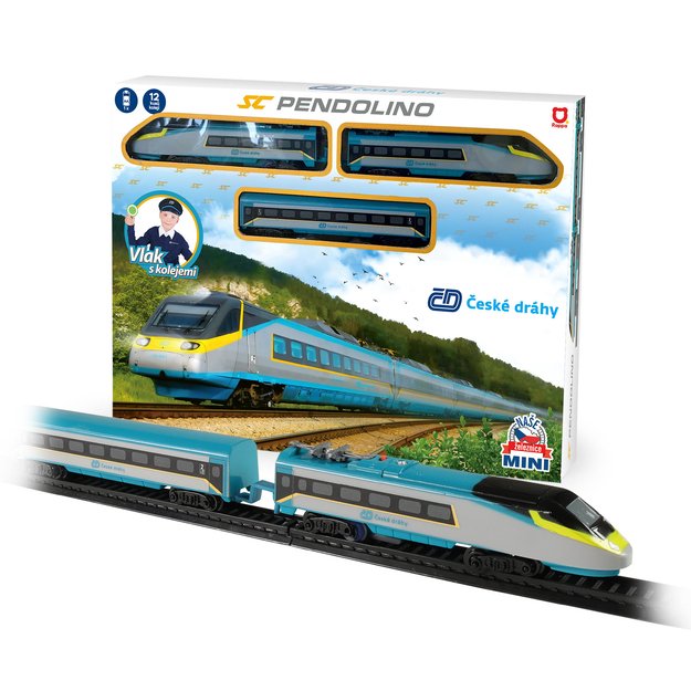 Pendolino baterijomis varomas MINI traukinukas 1