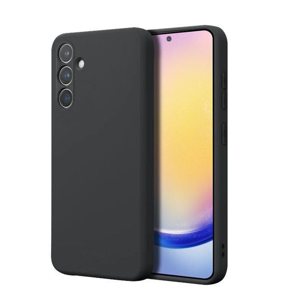 Crong Color Cover – dėklas, skirtas Samsung Galaxy A25 5G (juodas)
