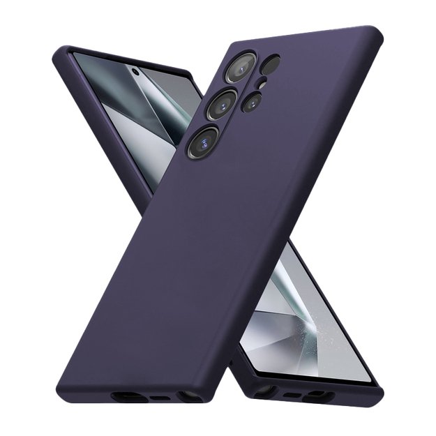 Crong Color Cover – dėklas, skirtas Samsung Galaxy S24 Ultra (violetinė) 6