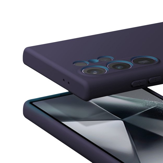 Crong Color Cover – dėklas, skirtas Samsung Galaxy S24 Ultra (violetinė) 8