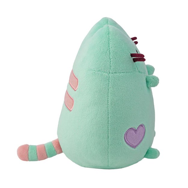 Pusheen - pliušinis talismanas 18 cm (pastelinė mėtų spalva)