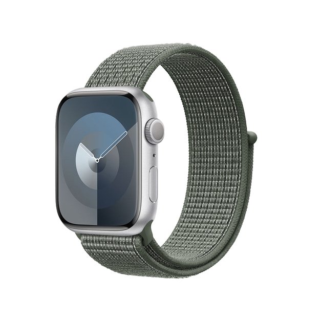 „Crong Nylon“ – „Apple Watch Sport“ apyrankė, 38/40/41/42 mm (karinė žalia)