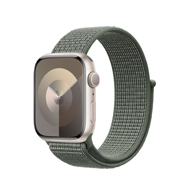 „Crong Nylon“ – „Apple Watch Sport“ apyrankė, 38/40/41/42 mm (karinė žalia)