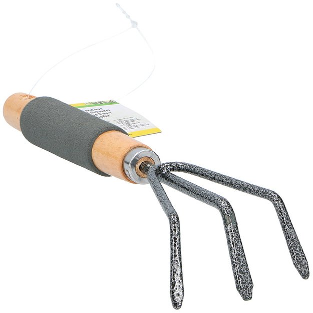 Kinzo - nagų rankinis kultivatorius sodui, tvirto darbo 29 cm 5