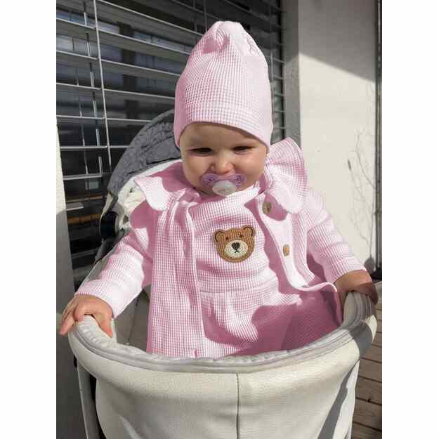 Nauji Baby Luxury drabužiai Laura pink, dydis 56 (0-3m), 56 (0-3m)