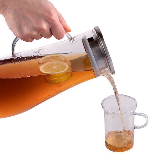 Alpina - Karafė su rankena iš borosilikatinio stiklo 1,4 l 3