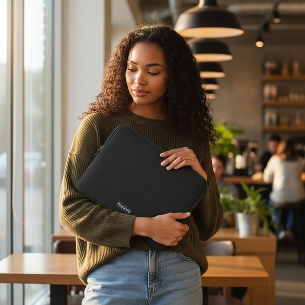 „Tucano Colore2“ – dėklas „MacBook Pro 15“ / 14 / 13“ nešiojamajam kompiuteriui (juodas) 10