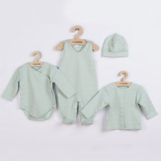 4 dalių rinkinys nėščiosioms New Baby I AM mint, 62 (3-6m), 62 (3-6m) dydis