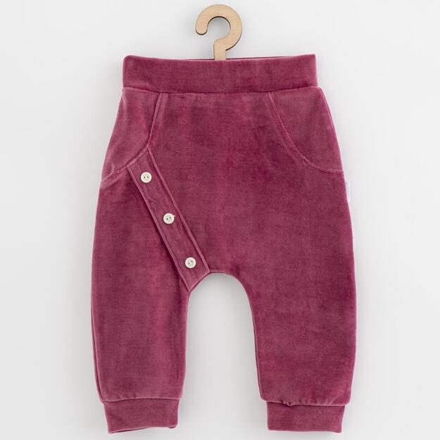 Baby Suede Sportiniai kelnaitės Nauji Baby Suede drabužiai rožinės ir violetinės spalvos, dydis 62 (3-6m), 62 (3-6m)