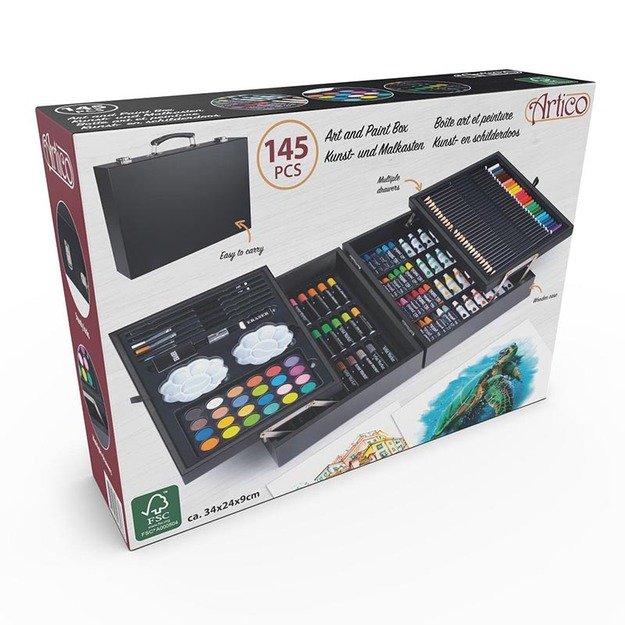 „Artico“ – 145 dalių lagamino dažymo rinkinys 9