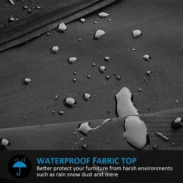 Kinzo - Apsauginis sodo skėčio uždangalas 265x70 cm (antracito spalvos) 8