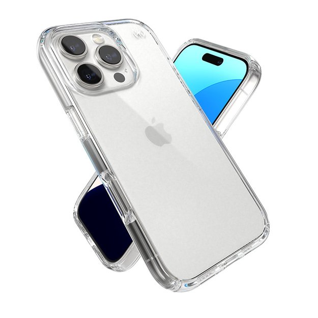 Speck Presidio Perfect-Clear – dėklas, skirtas iPhone 16 Pro (skaidrus) 13