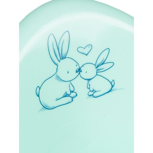 Žaidžia kūdikį puoduką Bunny mint