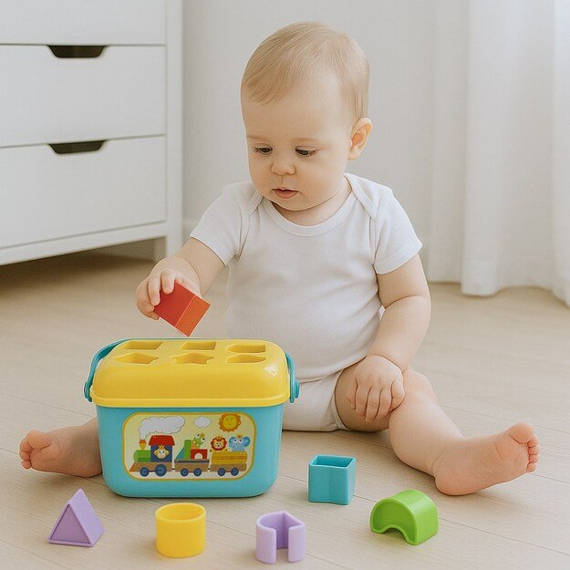 Dėlionės kibiras Baby Mix