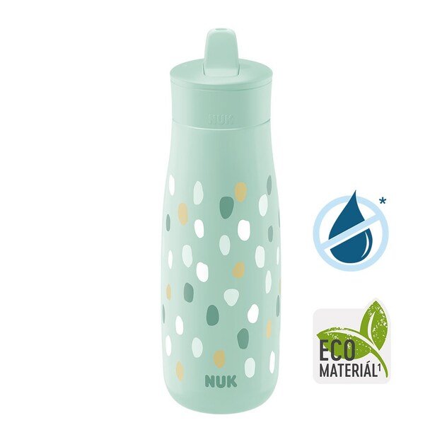 NUK Mini-Me Flip 2-in-1 Baby Bottle, 450 ml žalia