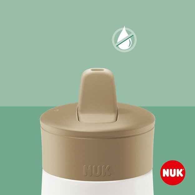 NUK Mini-Me Flip 2-in-1 Baby Bottle, 450 ml žalia