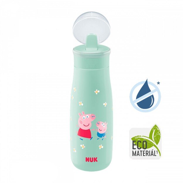 NUK Mini-Me Flip 2-in-1 Baby Bottle Peppa Pig, 450 ml rožinė 12+m