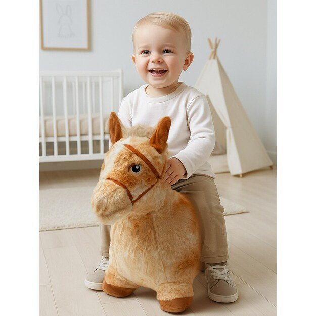 Pliušinis šokinėjantis arklys su garsu PlayTo 5