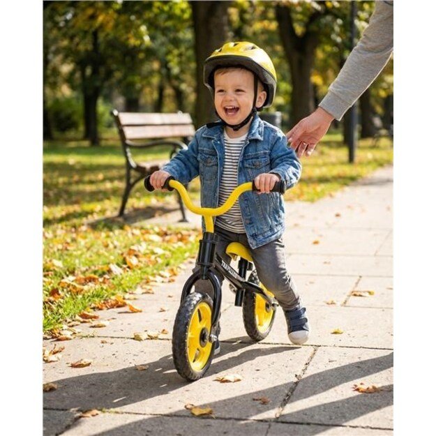 Vaikiškas balansinis dviratis Baby Mix Traveler juodas