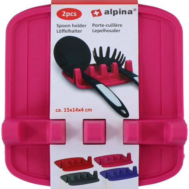 Alpina - Šaukšto laikiklis / virtuvės reikmenų laikiklis 2 vnt (rožinė) 1