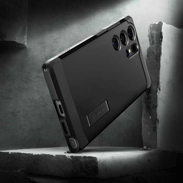 Spigen Tough Armor – dėklas, skirtas Samsung Galaxy S24 Ultra (juodas)