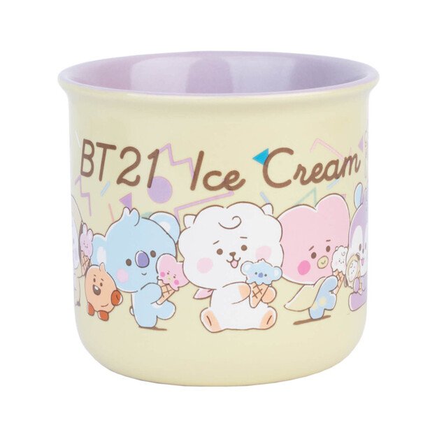 BT21 - Keraminis puodelis, 380 ml, iš Ice Cream kolekcijos