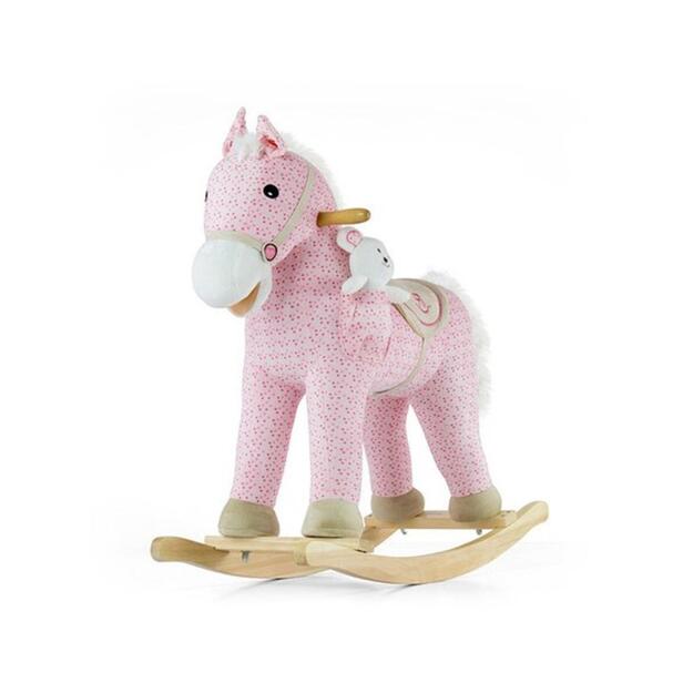 Supamasis žirgas su melodija Milly Mally Pony rožinė