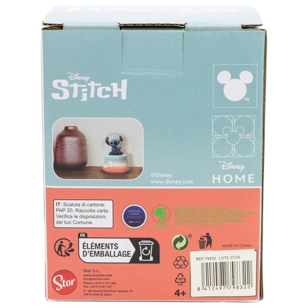 Disney Stitch – sniego gaublys dovanų dėžutėje