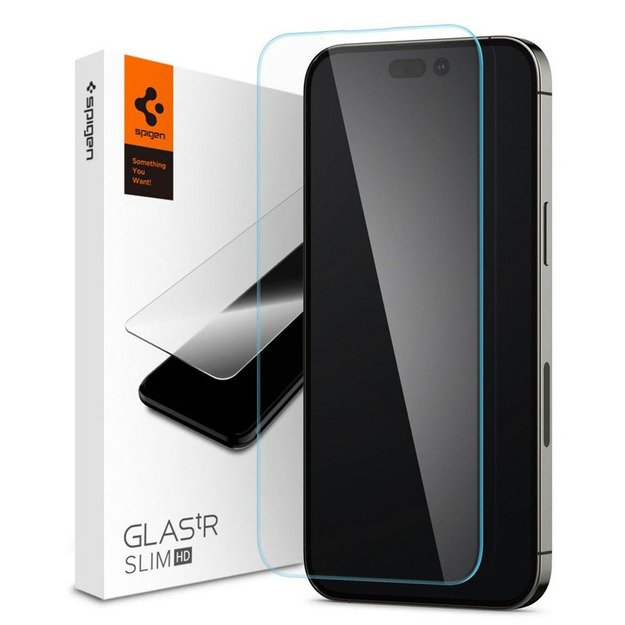 Spigen Glas.TR Slim – grūdintas stiklas skirtas iPhone 14 Pro Max