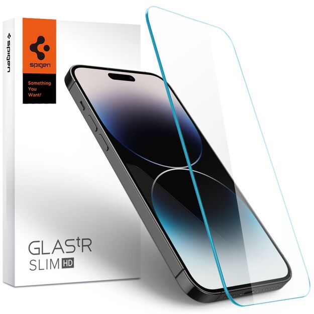 Spigen Glas.TR Slim – grūdintas stiklas skirtas iPhone 14 Pro Max