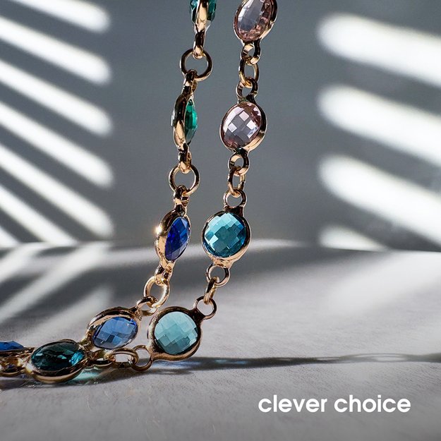 Crong Phone Charm – telefono dirželis (Vaivorykštės brangakmeniai) 2