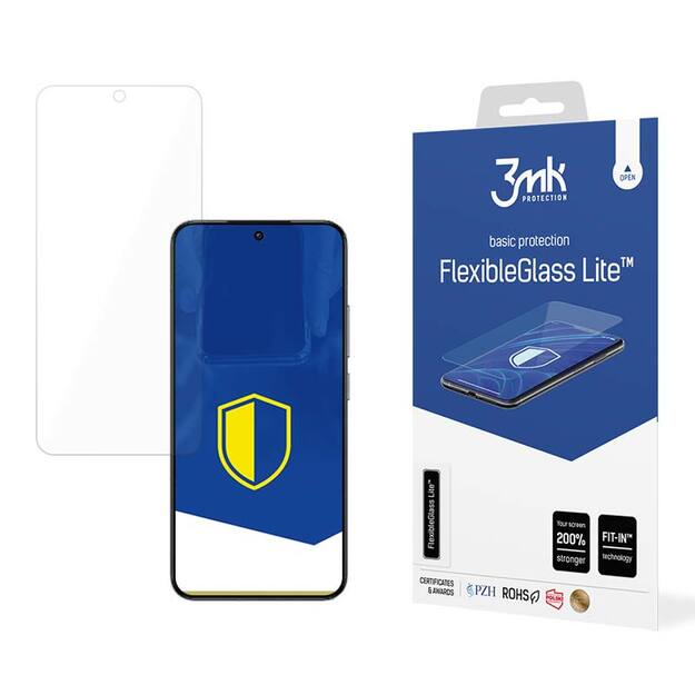 3mk FlexibleGlass Lite – hibridinis stiklas, skirtas Xiaomi 14 1