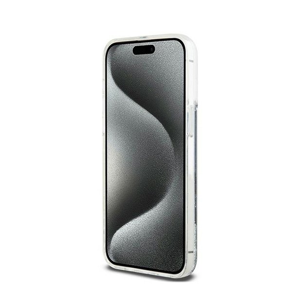 DKNY Liquid Glitter Big Logo – dėklas, skirtas iPhone 14 Pro Max (juodas) 13