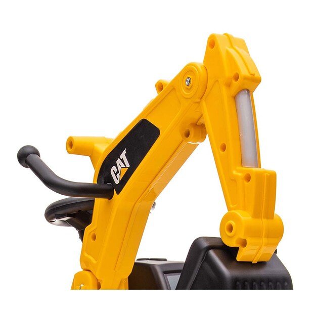 Baby bouncer ekskavatorius su garsu CAT Excavator Milly Mally geltona