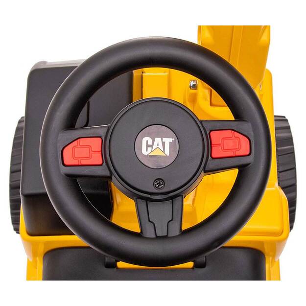 Baby bouncer ekskavatorius su garsu CAT Excavator Milly Mally geltona