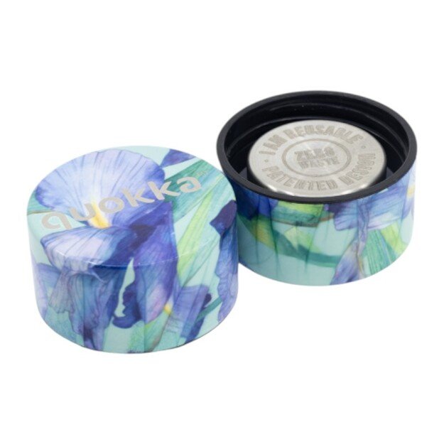 Quokka Solid – nerūdijančio plieno termo butelis 510 ml (mėlyni vilkdalgiai) 4