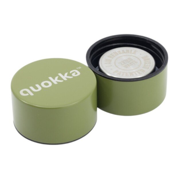 Quokka Solid – nerūdijančio plieno termo butelis 510 ml (alyvuogių žalia) 10